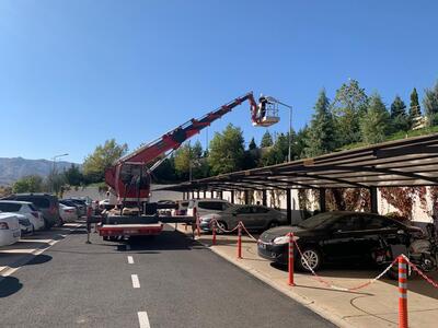 Kampüsümüz Işıklandırma sistemi Bakımı Yapıldı.