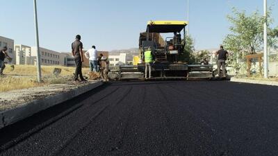 Kampüsümüzde Asfaltlama çalışması yapıldı