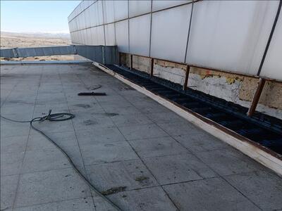 Spor Salonu Teras Kısmında Su Sızmasına Karşı Bakım Onarım Yapıldı. 